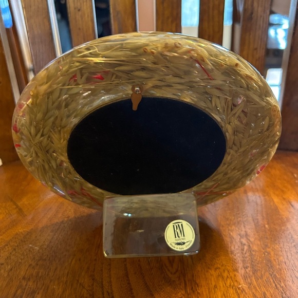 Vintage Riccardo Marzi Lucite Wheat Picture Frame - Picture 4 of 7